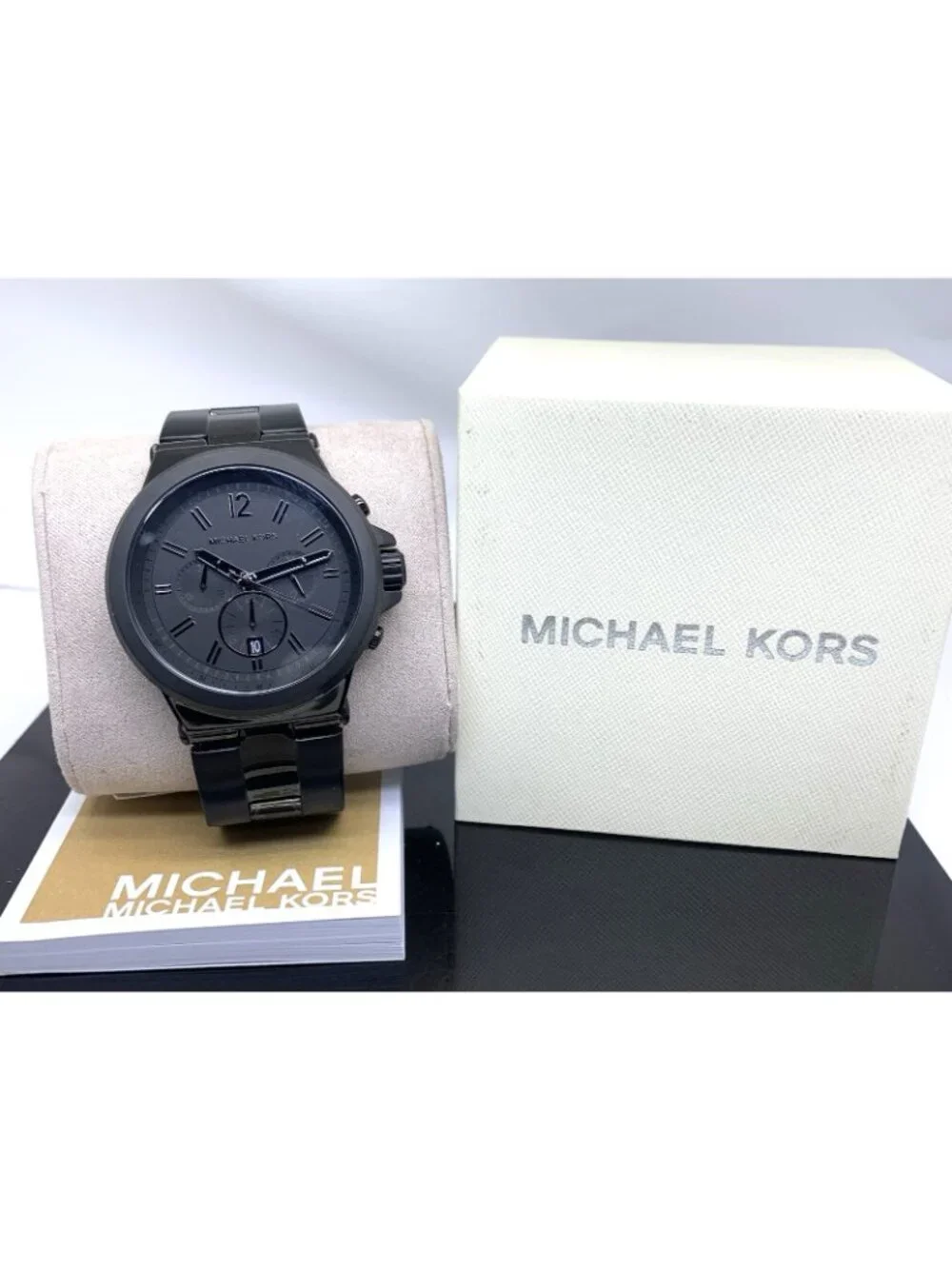 Michael Kors Men's Watch MK8279 Quartz Chronograph Black Dial Stainless Steel